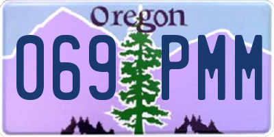 OR license plate 069PMM