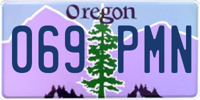 OR license plate 069PMN