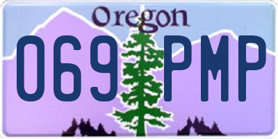 OR license plate 069PMP