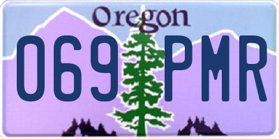 OR license plate 069PMR