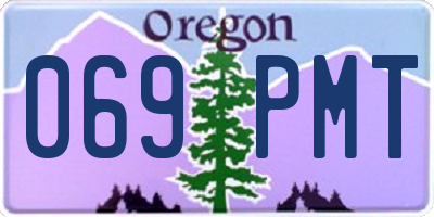 OR license plate 069PMT
