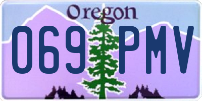 OR license plate 069PMV