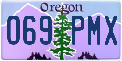 OR license plate 069PMX