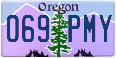 OR license plate 069PMY