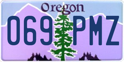 OR license plate 069PMZ