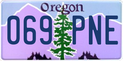 OR license plate 069PNE