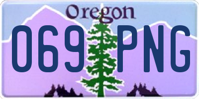 OR license plate 069PNG