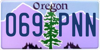 OR license plate 069PNN