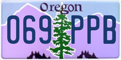 OR license plate 069PPB