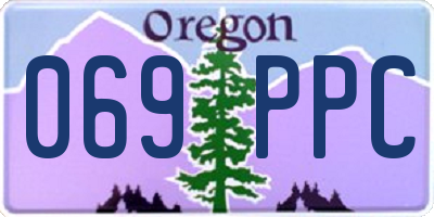OR license plate 069PPC
