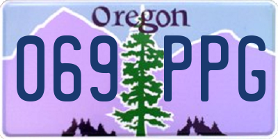 OR license plate 069PPG
