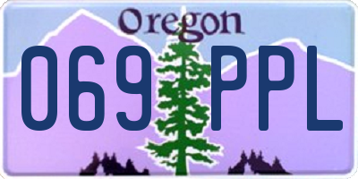 OR license plate 069PPL