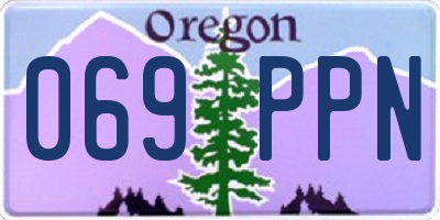OR license plate 069PPN