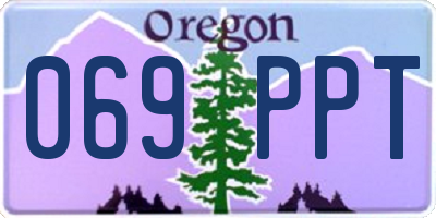 OR license plate 069PPT