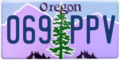 OR license plate 069PPV