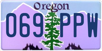 OR license plate 069PPW