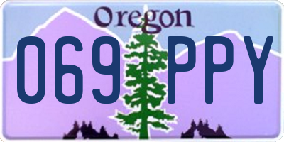 OR license plate 069PPY