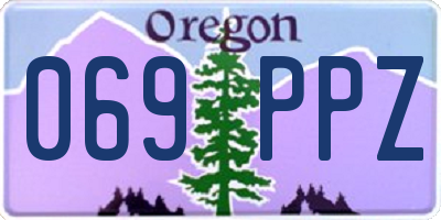 OR license plate 069PPZ