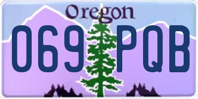 OR license plate 069PQB