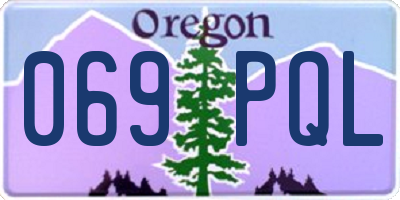OR license plate 069PQL