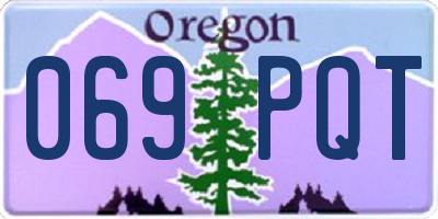 OR license plate 069PQT