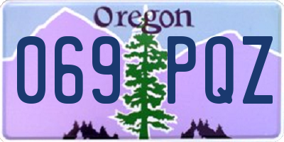 OR license plate 069PQZ
