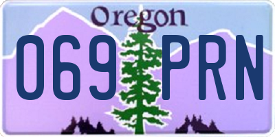 OR license plate 069PRN