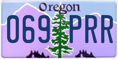 OR license plate 069PRR