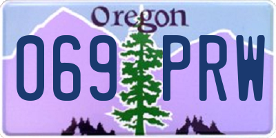 OR license plate 069PRW