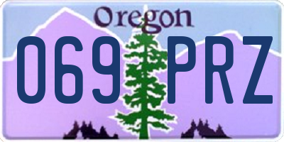 OR license plate 069PRZ