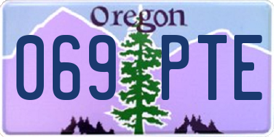 OR license plate 069PTE