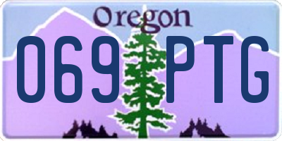 OR license plate 069PTG