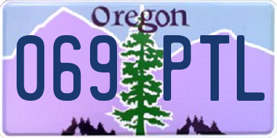 OR license plate 069PTL