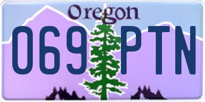OR license plate 069PTN