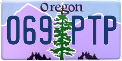 OR license plate 069PTP
