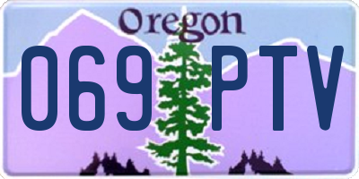 OR license plate 069PTV