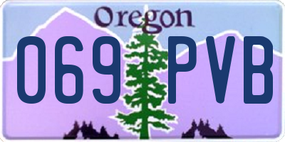 OR license plate 069PVB