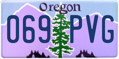 OR license plate 069PVG