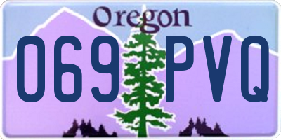 OR license plate 069PVQ