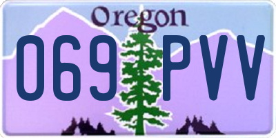 OR license plate 069PVV