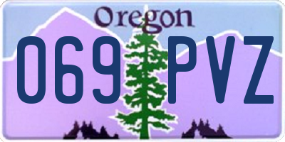 OR license plate 069PVZ