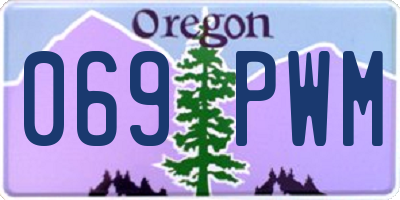 OR license plate 069PWM
