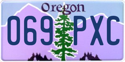 OR license plate 069PXC