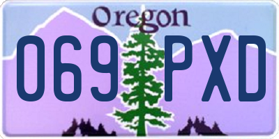 OR license plate 069PXD