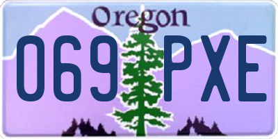 OR license plate 069PXE