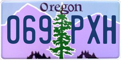 OR license plate 069PXH