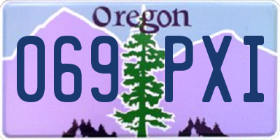 OR license plate 069PXI