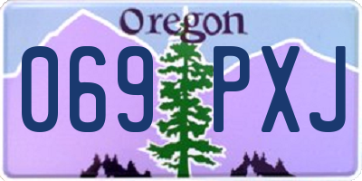 OR license plate 069PXJ