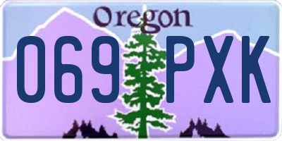 OR license plate 069PXK