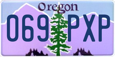 OR license plate 069PXP